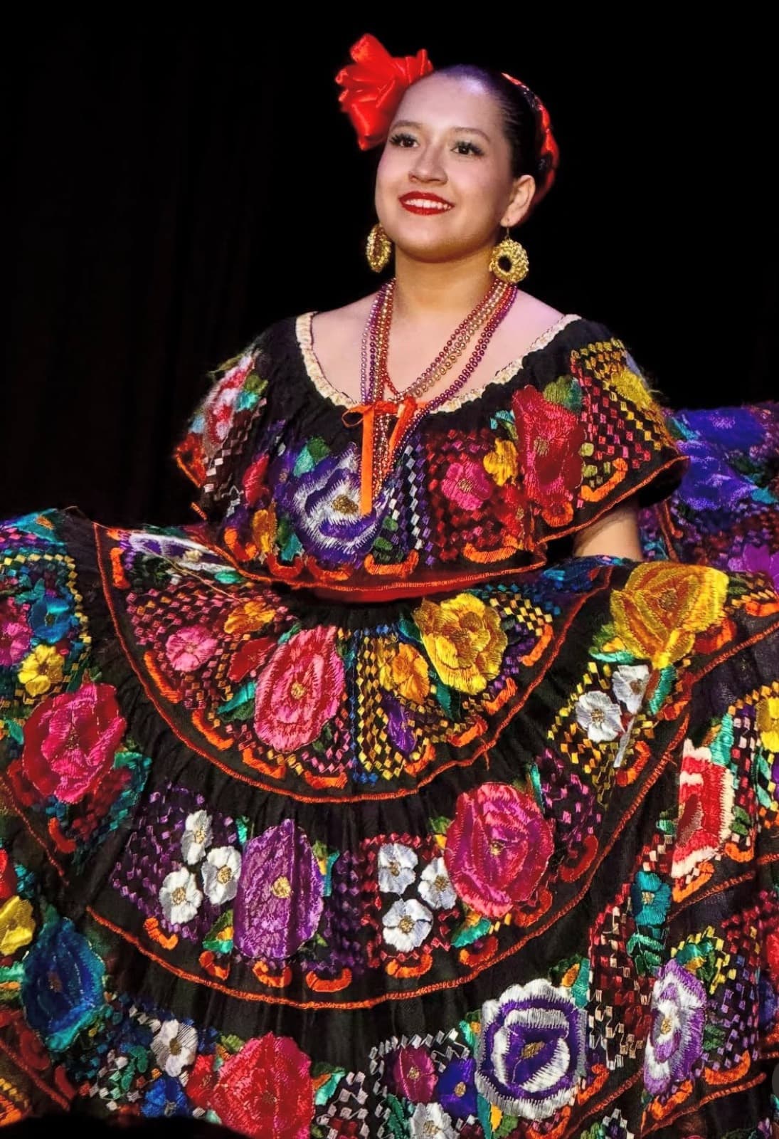 Las flores bordadas de la chiapaneca